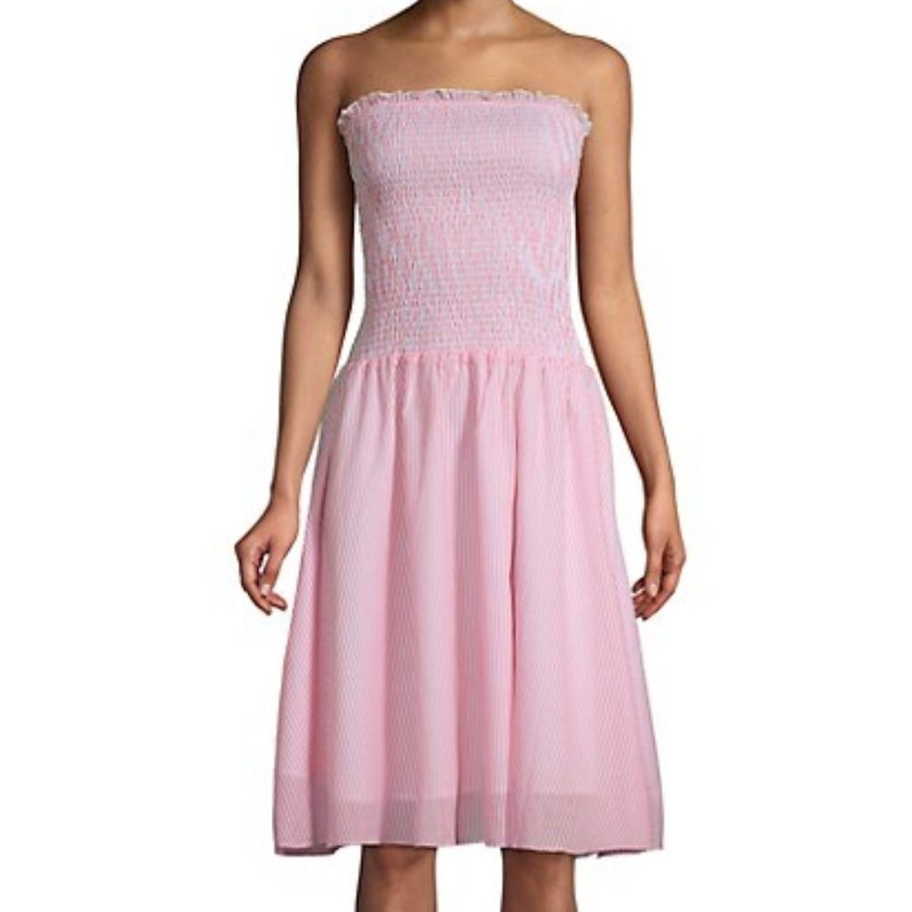 NEW English Factory Smocked Sleeveless Dress